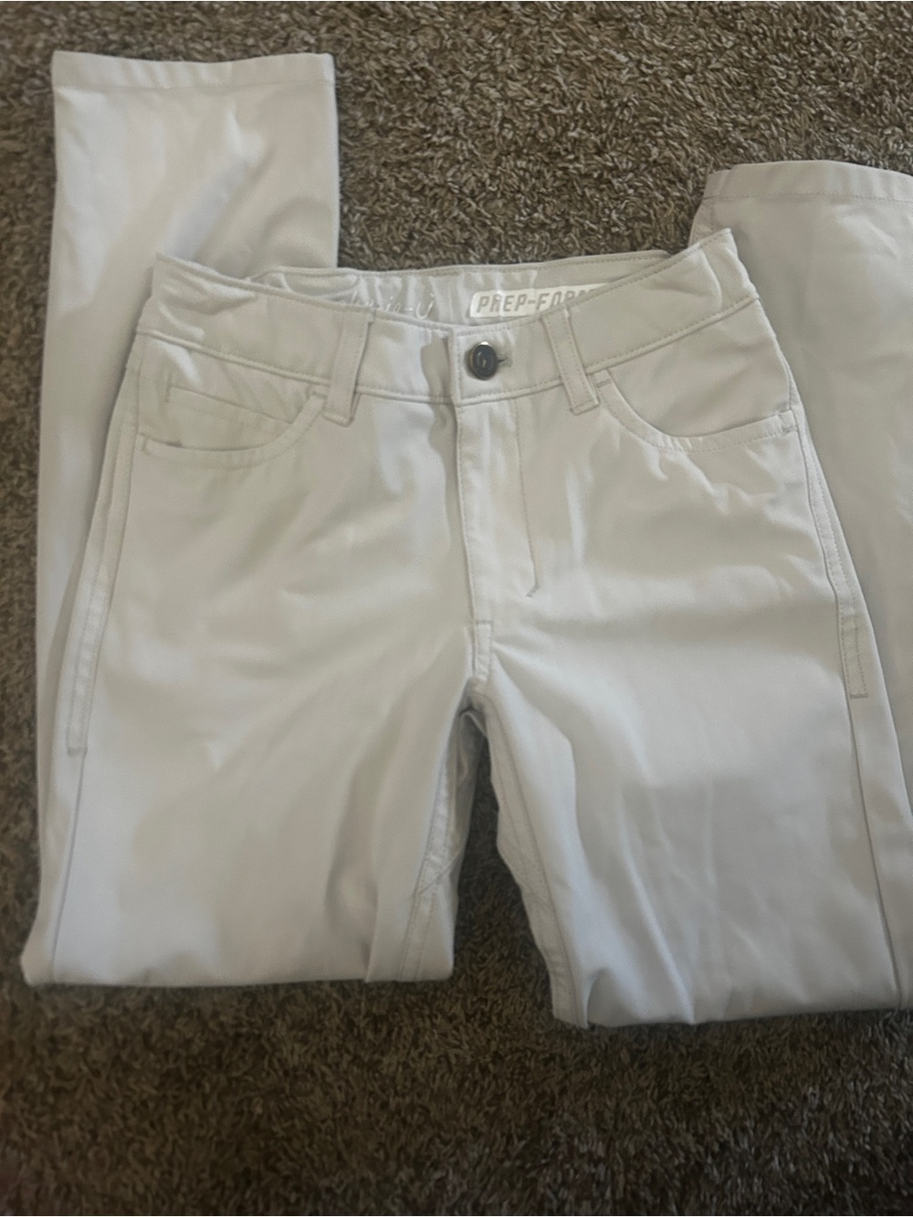 johnnie-O Kids Casual Off White Performance Pants